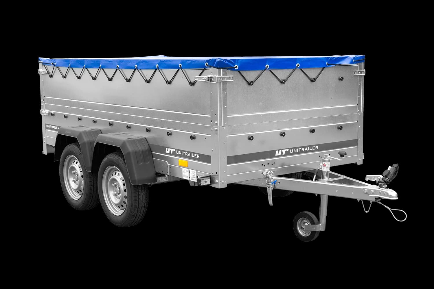 Remolque de jardín Unitrailer 264/2 Kipp – Peso bruto vehicular 750 kg
