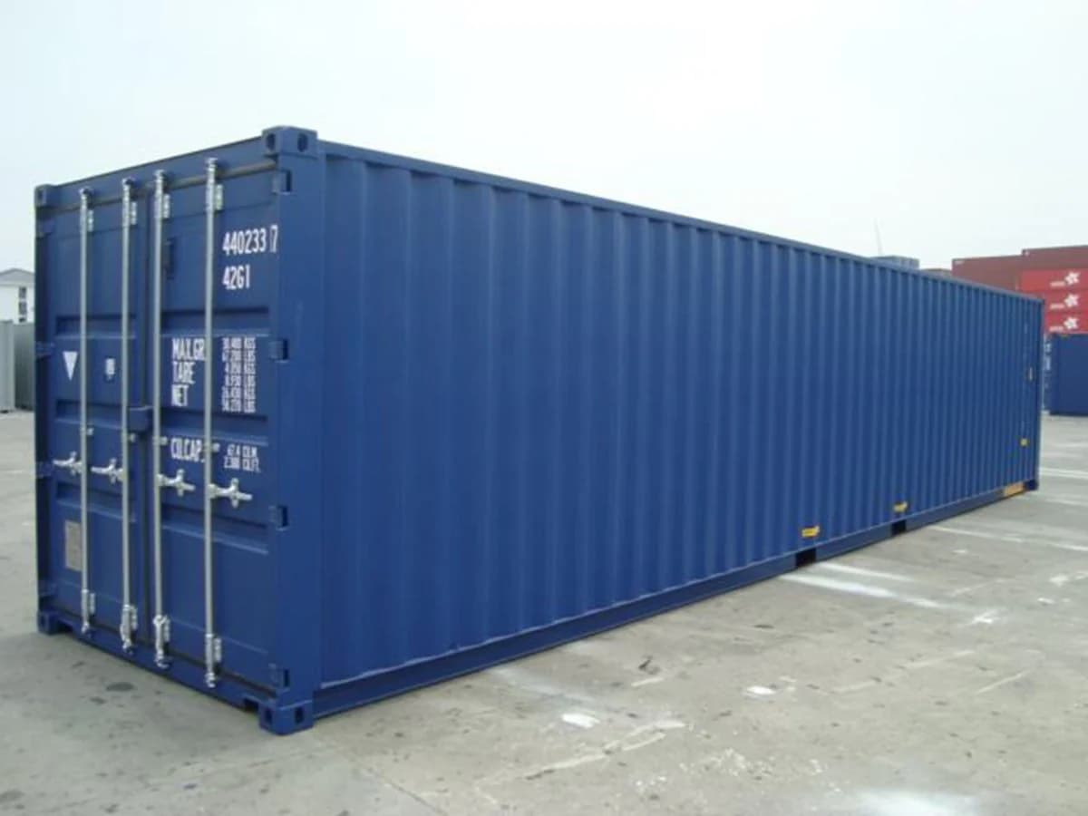 Contenedor Marítimo de 40 Pies con Doble Puerta (DD) – Tubular de 12m