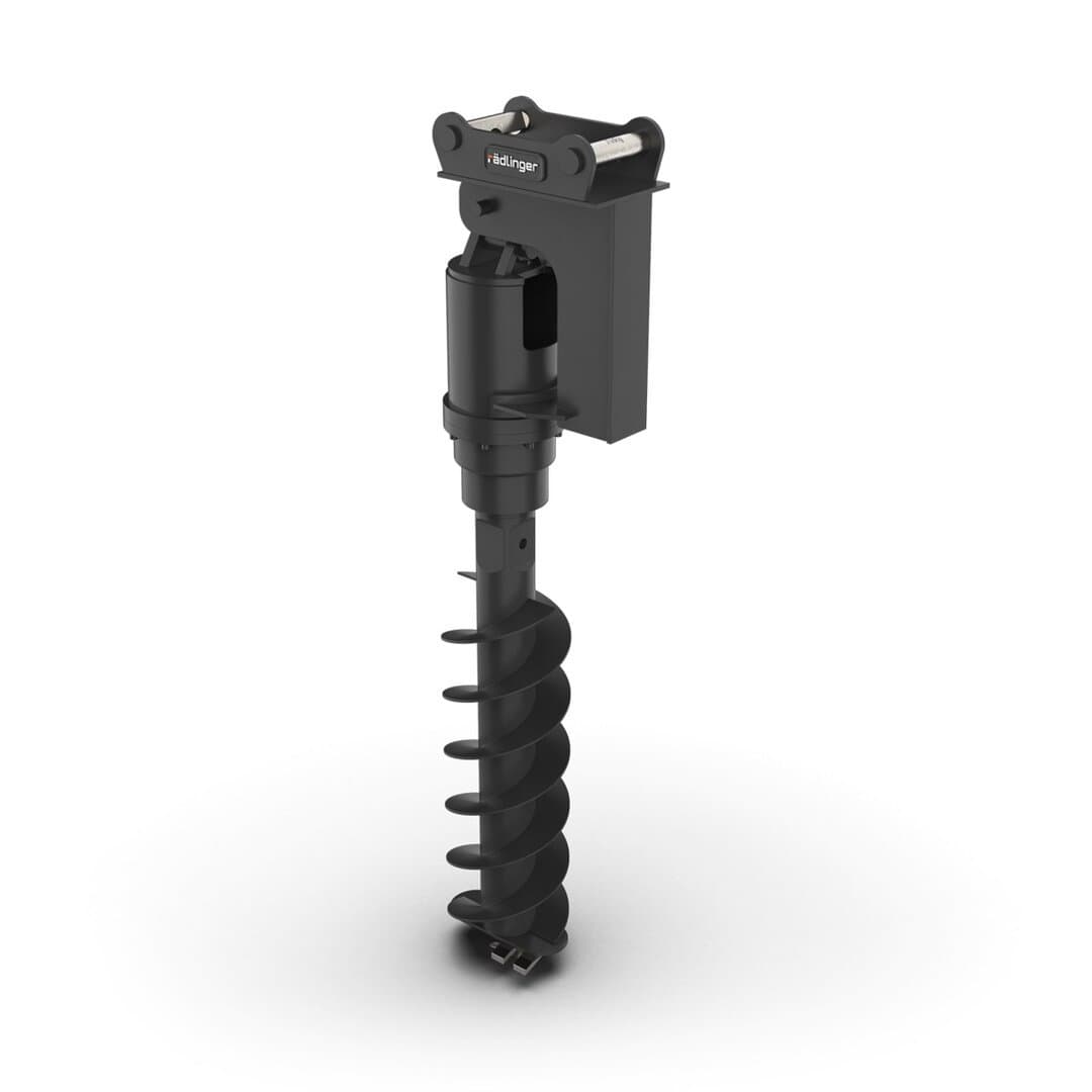 Rädlinger REB06 mit MS03 oder MS08 | Erdbohrgerät für Minibagger 4,5 – 8,0 to.