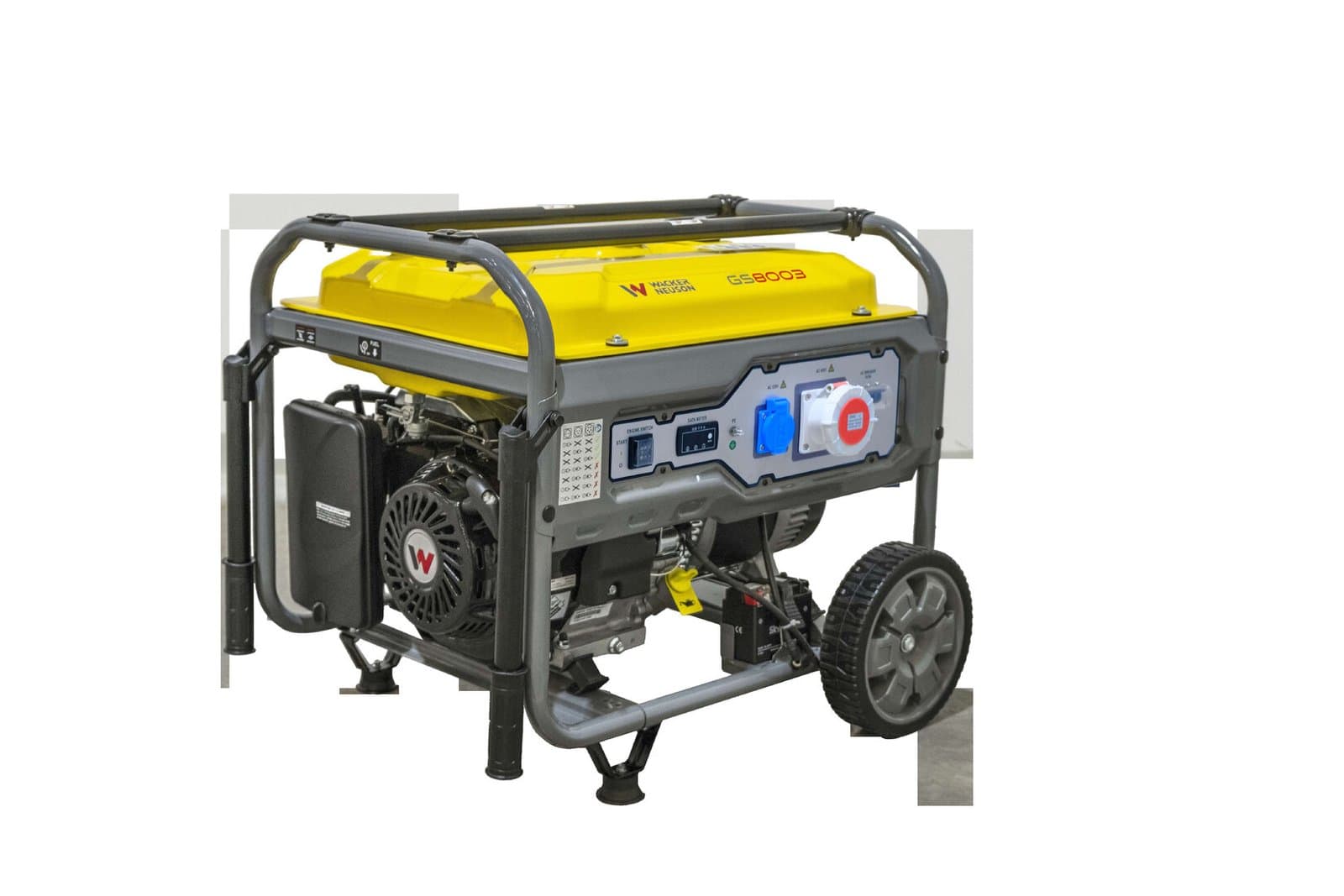WACKER NEUSON GS 8003 G benzinbetriebener Stromerzeuger 230 oder 400 Volt