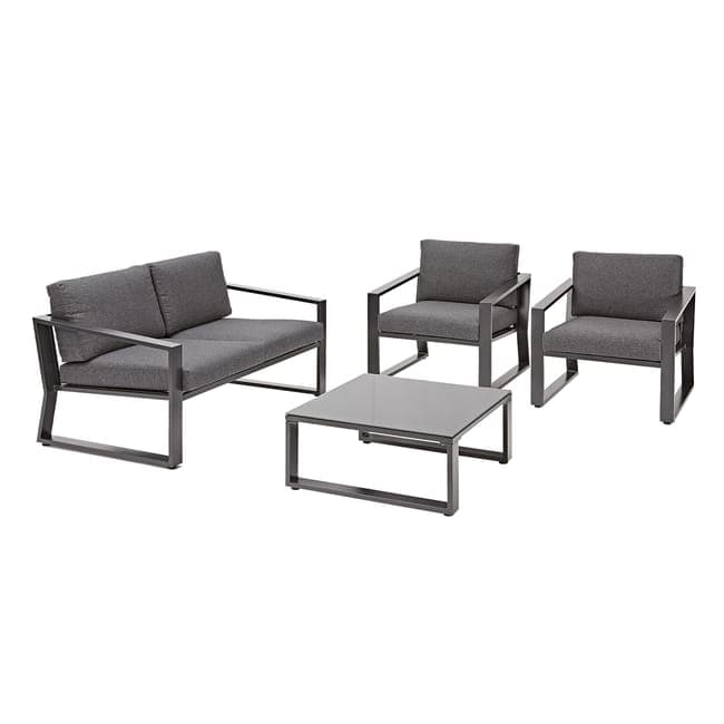 4-sitzige Gartenlounge Lyra NATERIAL in Grau