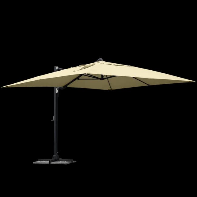 Rechteckiger Sonnenschirm NATERIAL Sombra in Beige