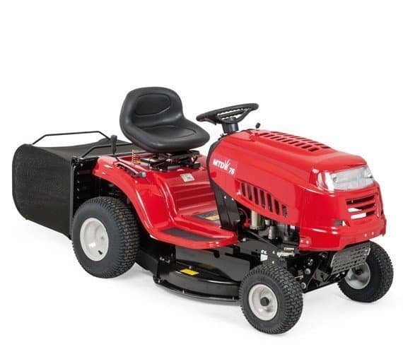 MTD 76 Selbstfahrender Rasentraktor mit integrierter Grasfangbox