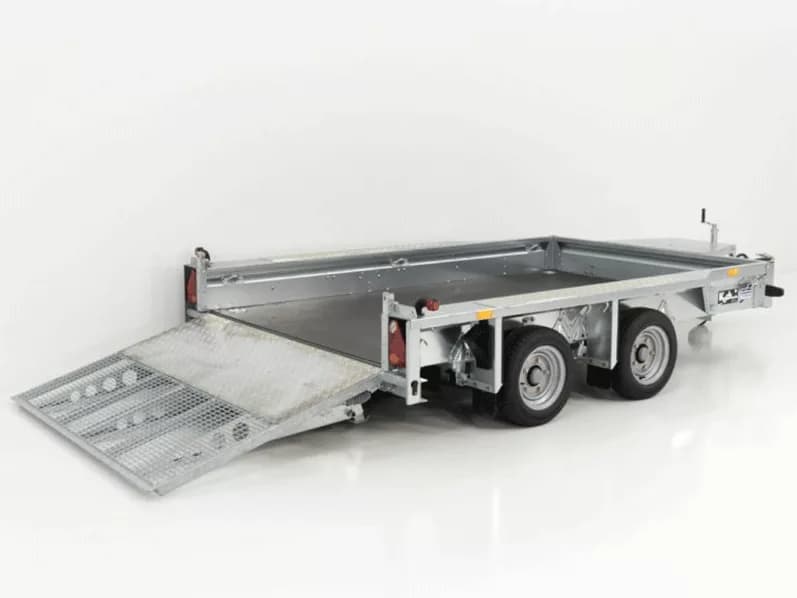 Ifor Williams Baumaschinenanhänger GX105 HD 3,5t|Auffahrrampe