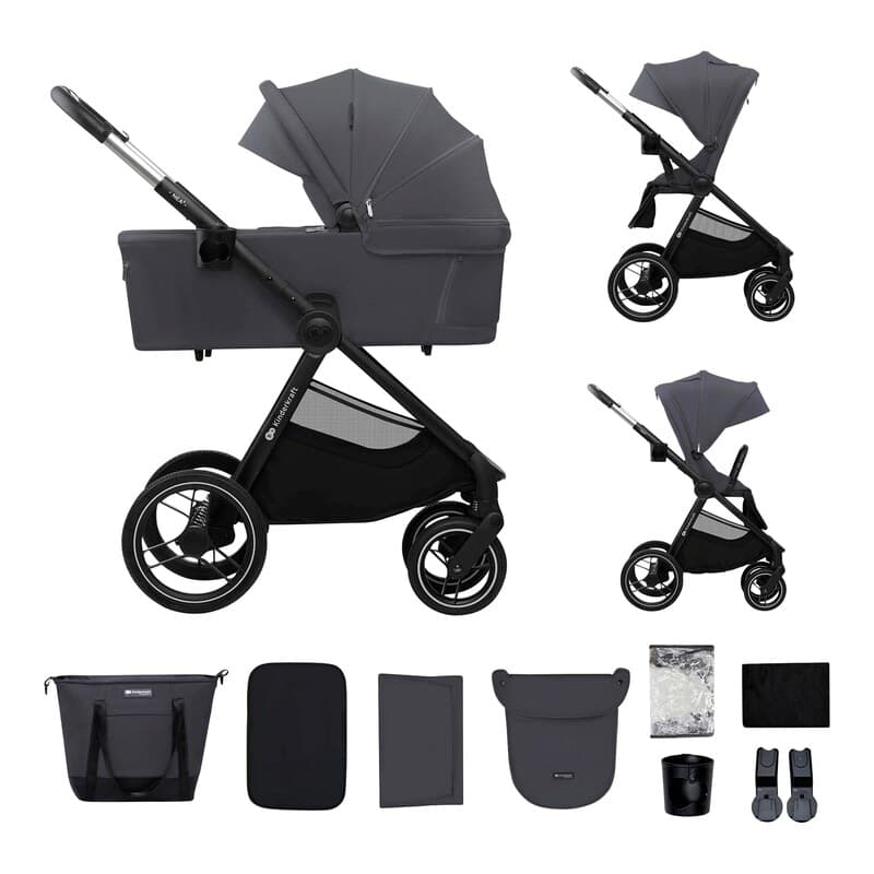 Kinderkraft NEA 2.0 Kombikinderwagen – deep grey