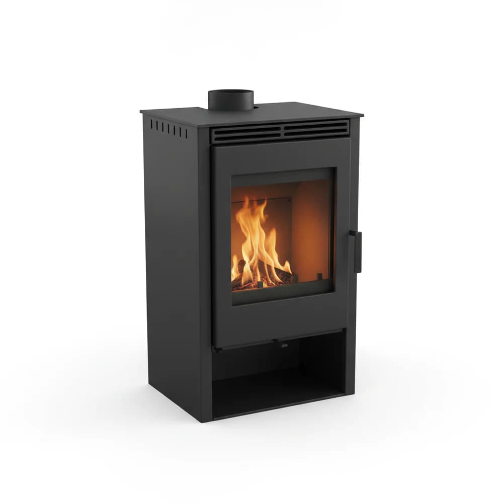 Granuleo — Insert grand foyer Corbeau 12 kW 110 à 180 m²