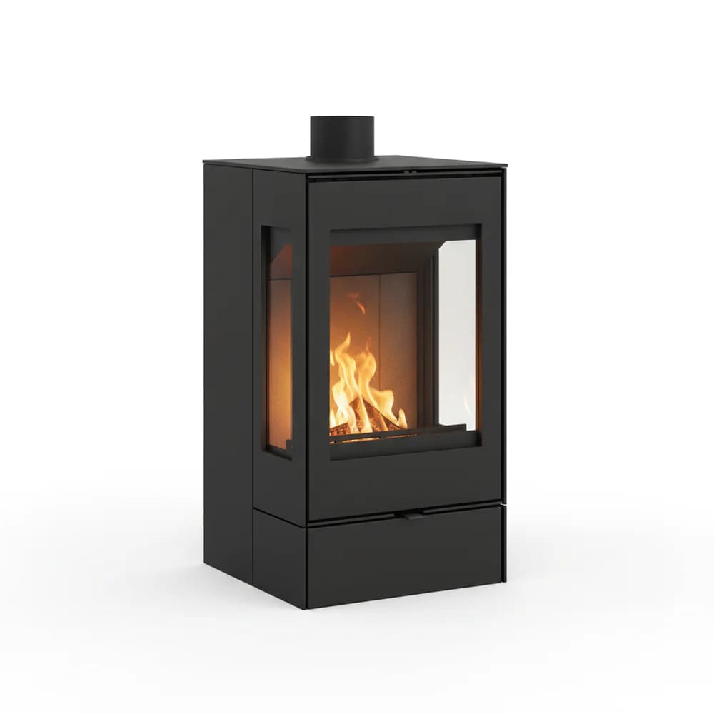 Granuleo — Insert grande vitre Chambranle 8 kW 70 à 115 m²