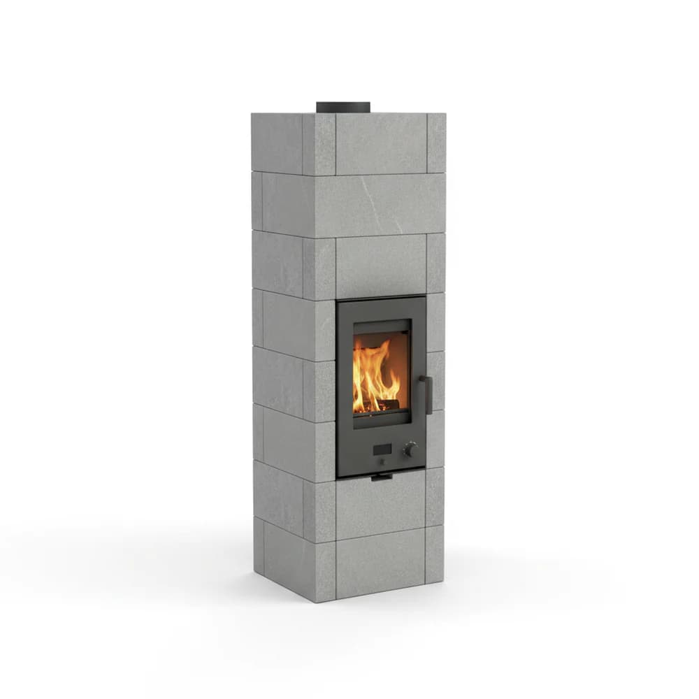 Granuleo — Poêle à bois pierre ollaire Lauze 6 kW 50 à 95 m²