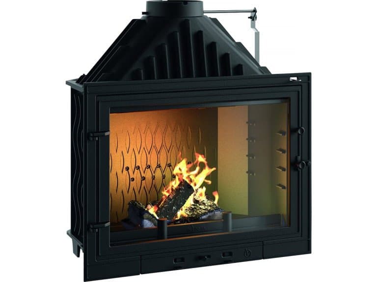 Invicta Holz-Kamineinsatz 800 Primo – 12 kW, Anthrazit
