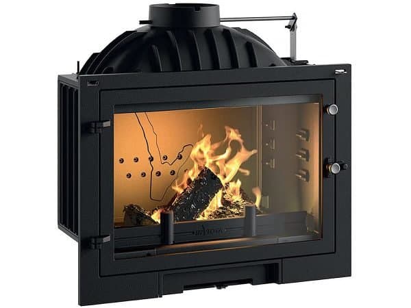 Invicta Holz-Kamineinsatz Milos 700 anschlussfähig mit Rauchklappe – 10 kW