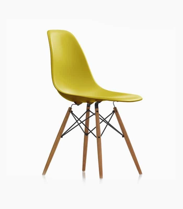 Eames plastic side chair - Yellow - S