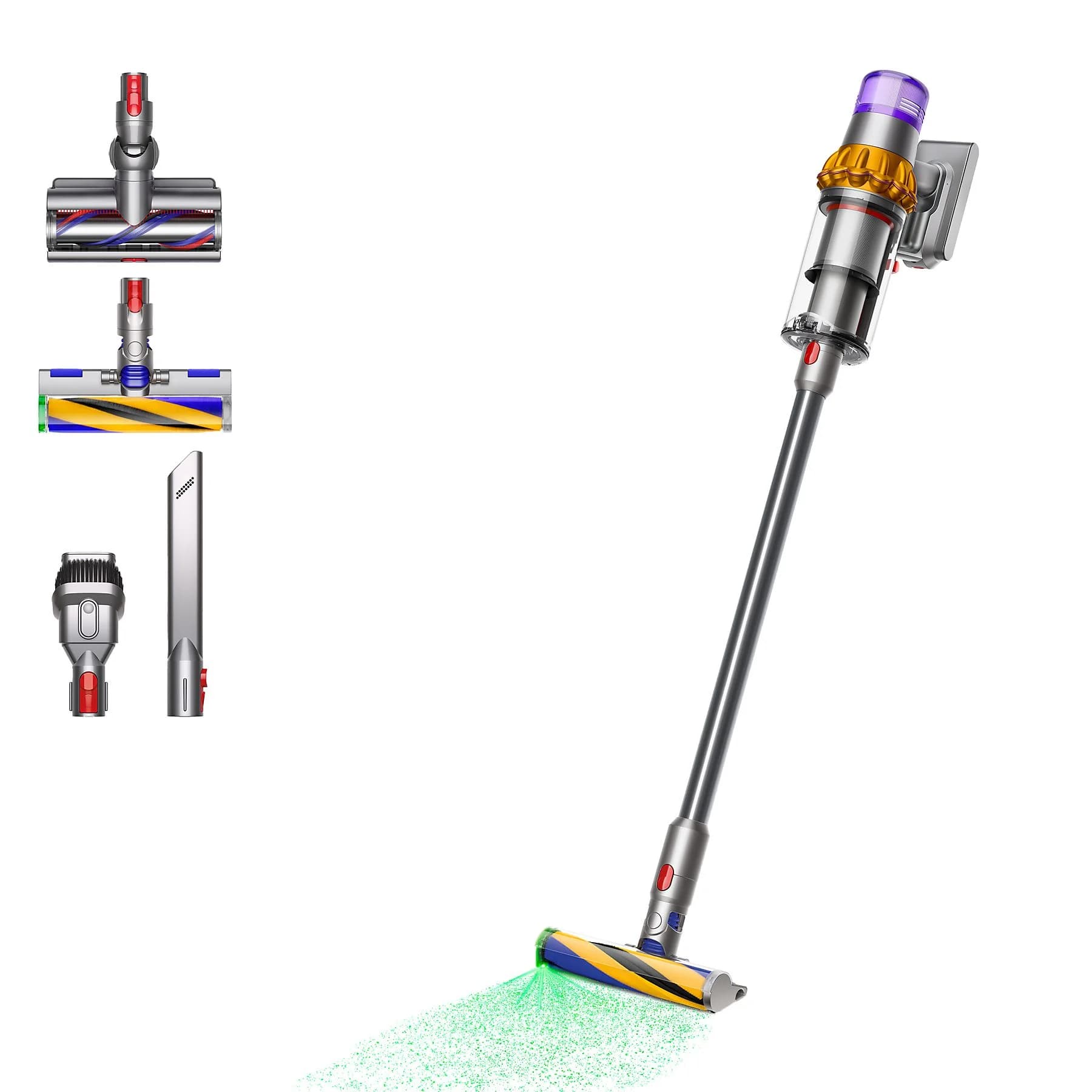 DYSON V15 DETECT ABSOLUTE (2023) Stielsauger, Akkubetrieb, 660 Watt