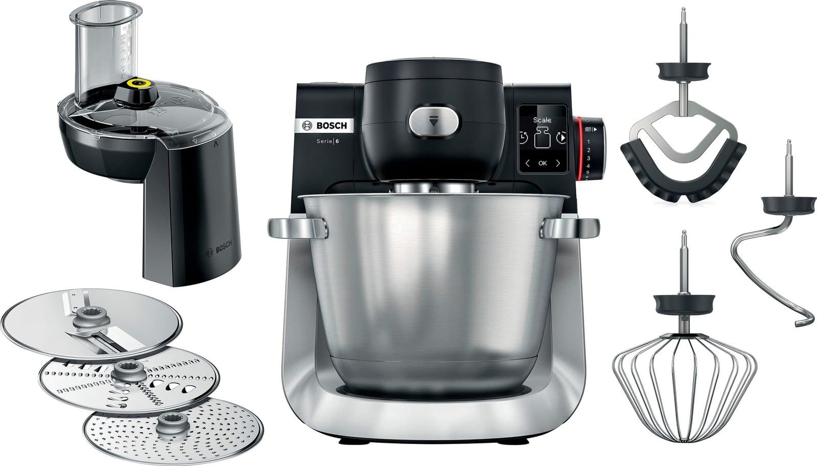 Küchenmaschine Serie 6 MUMS6ZS13D Automatikprogramme, integr. 1g Waage Durchlaufschnitzler