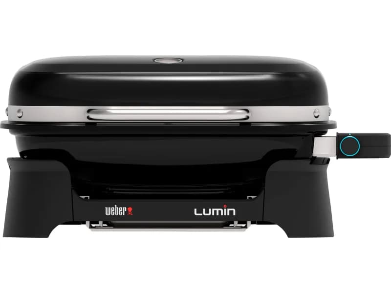 Weber Elektro-Tischgrill Lumin Schwarz 2200 W 49 x 33 cm