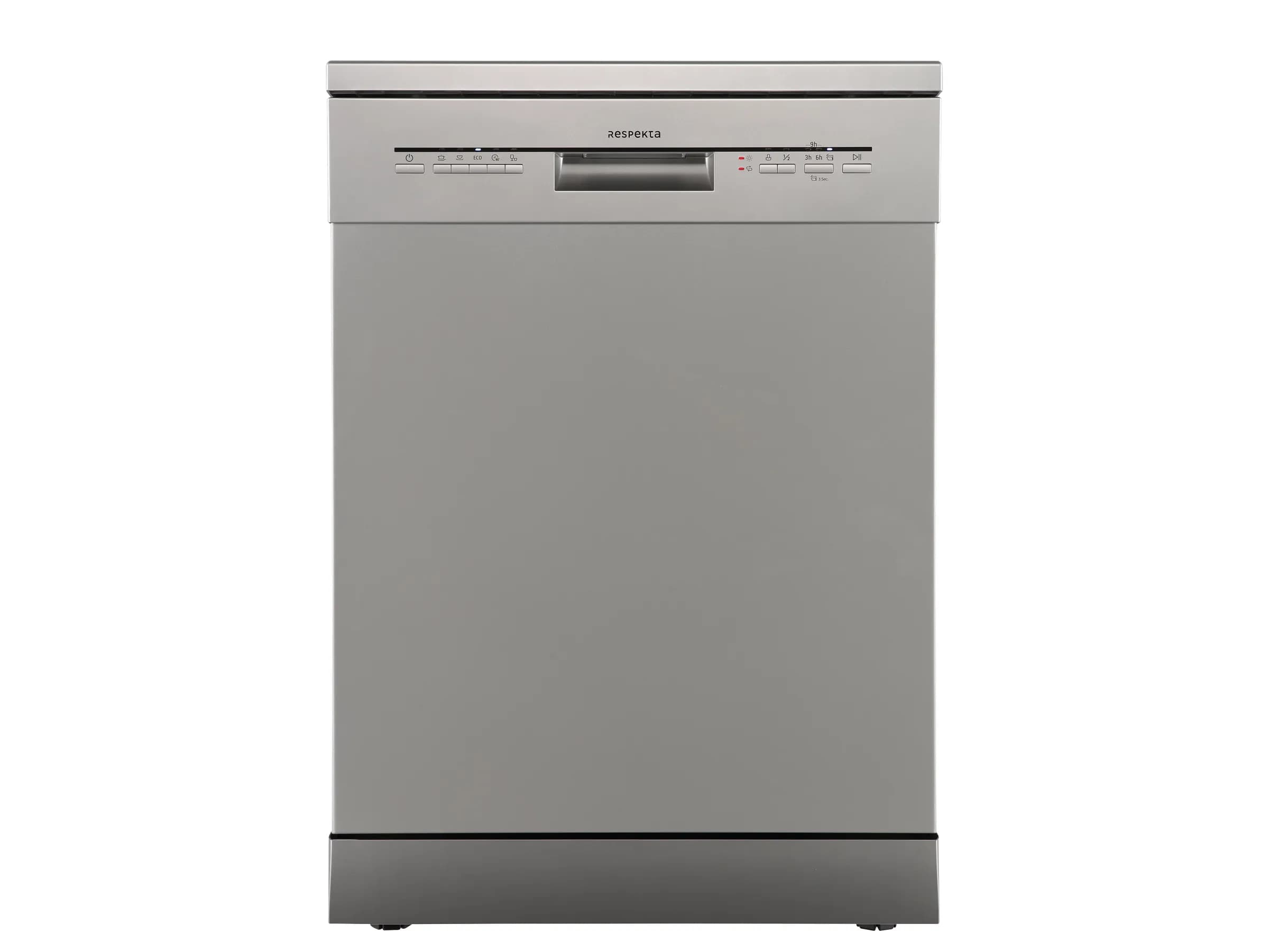 Respekta Unterbau-Geschirrspüler Bena 60 cm Silber