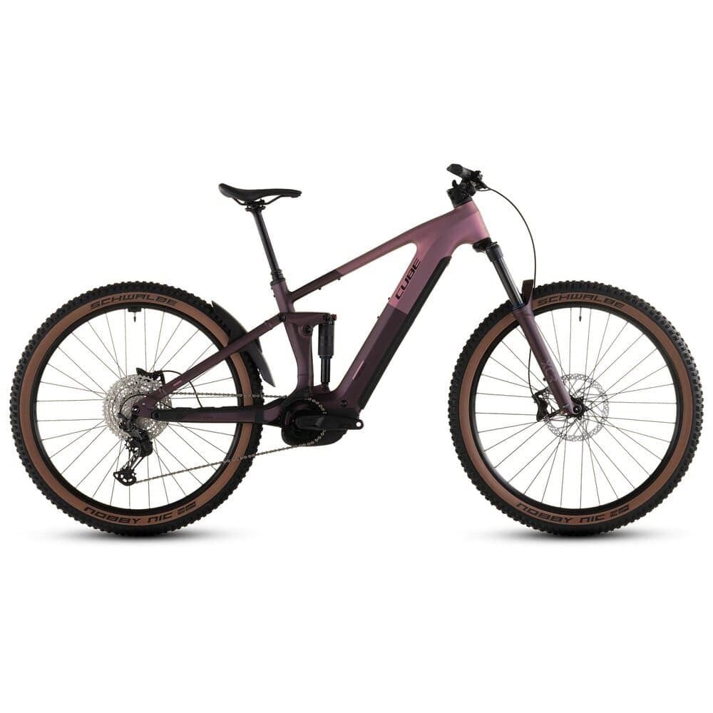 CUBE 27.5" STEREO HYBRID ONE44 Pro 800 E-Mountainbike 2026 - Lila, Pink