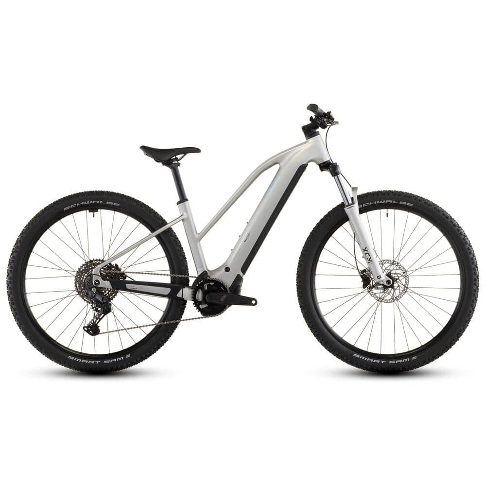 CUBE 29“ REACTION HYBRID 29“ ONE 800 Trapeze E-Mountainbike 2026 sleekgrey / prism - sleekgrey