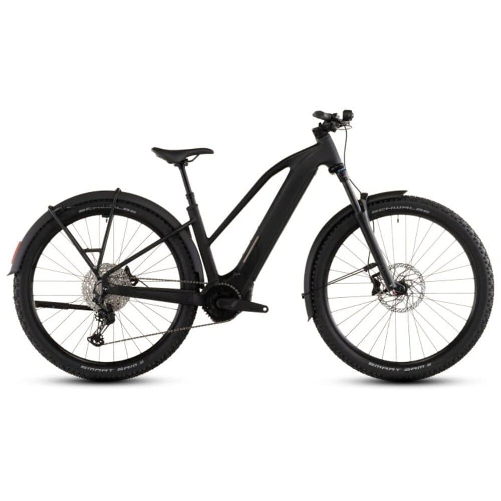 REACTION HYBRID Pro 800 FE CUBE Trapeze E-Mountainbike 2026 27.5“/ 29“ - Schwarz
