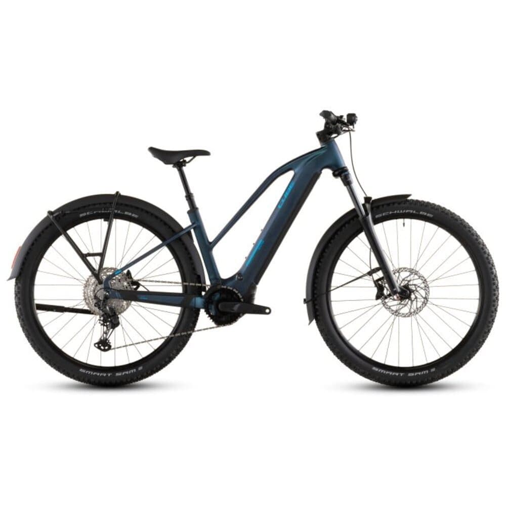 REACTION HYBRID Pro 800 FE CUBE Trapeze E-Mountainbike 2026 27.5“/ 29“ - Blau