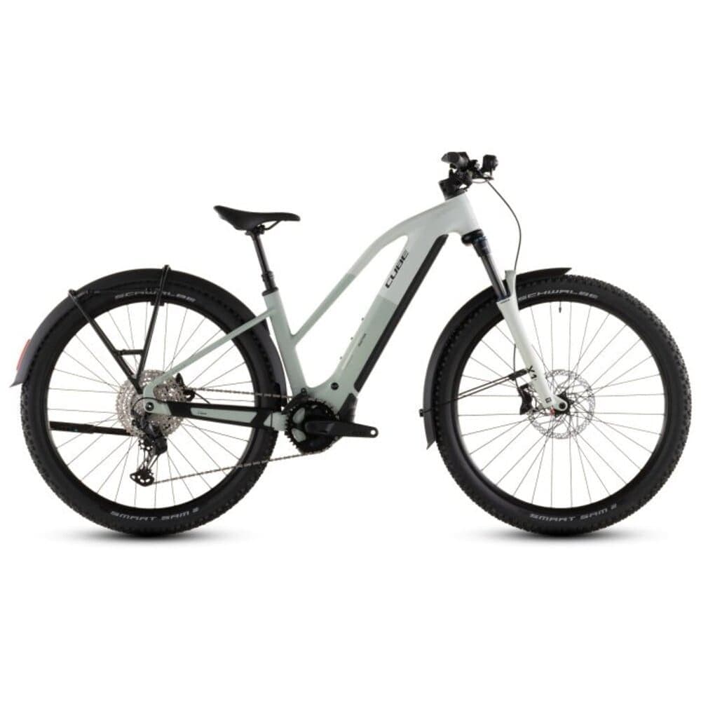 REACTION HYBRID Pro 800 FE CUBE Trapeze E-Mountainbike 2026 27.5“/ 29“ - Grau, Beige