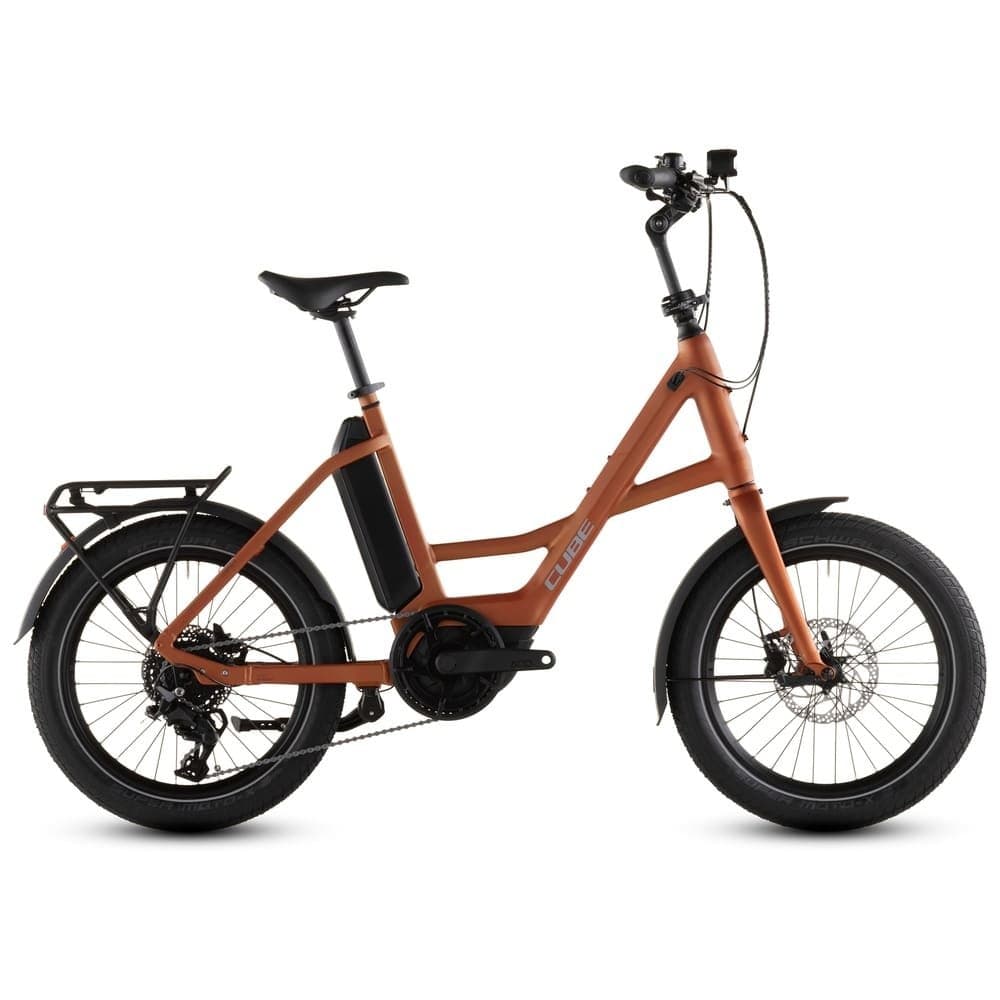 E-Bike CUBE COMPACT HYBRID 545 20" 2026 royalgreen / black - rustorange / reflex