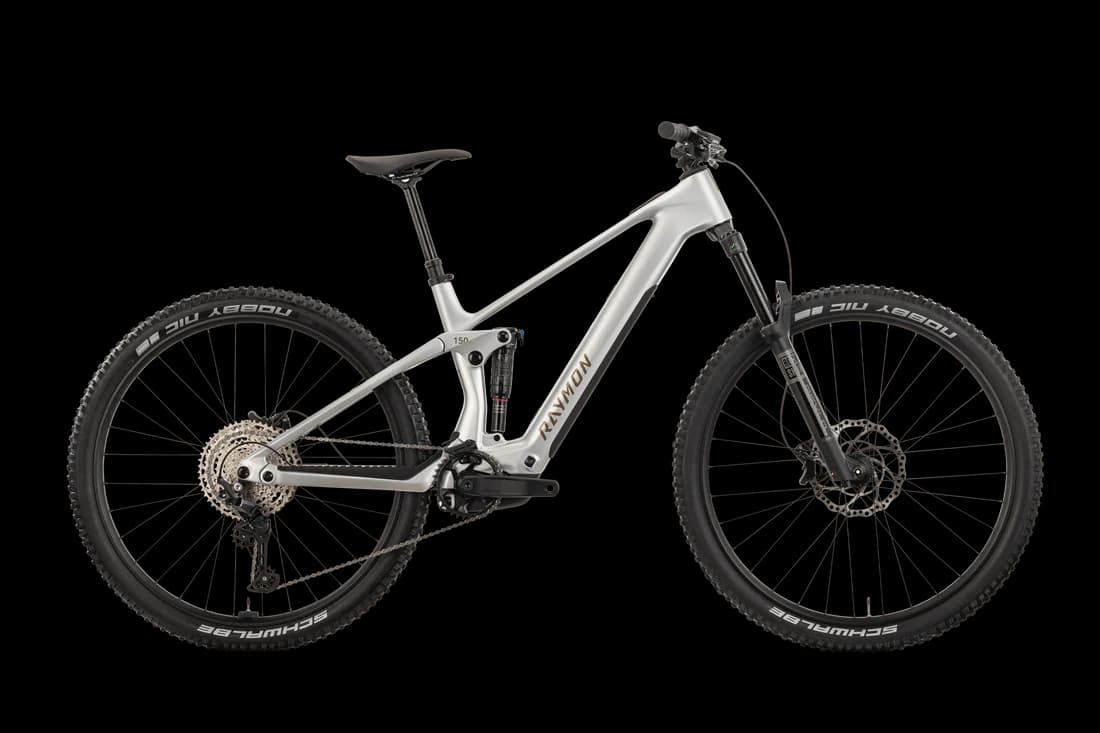 Raymon Airok E-MTB Fully 2025 29 Zoll silver stealth / taupe