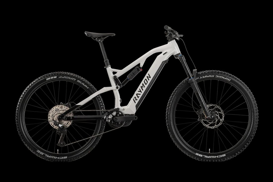 Raymon Trailray 150 2025 29 Zoll E-MTB Fully storm / black / violet