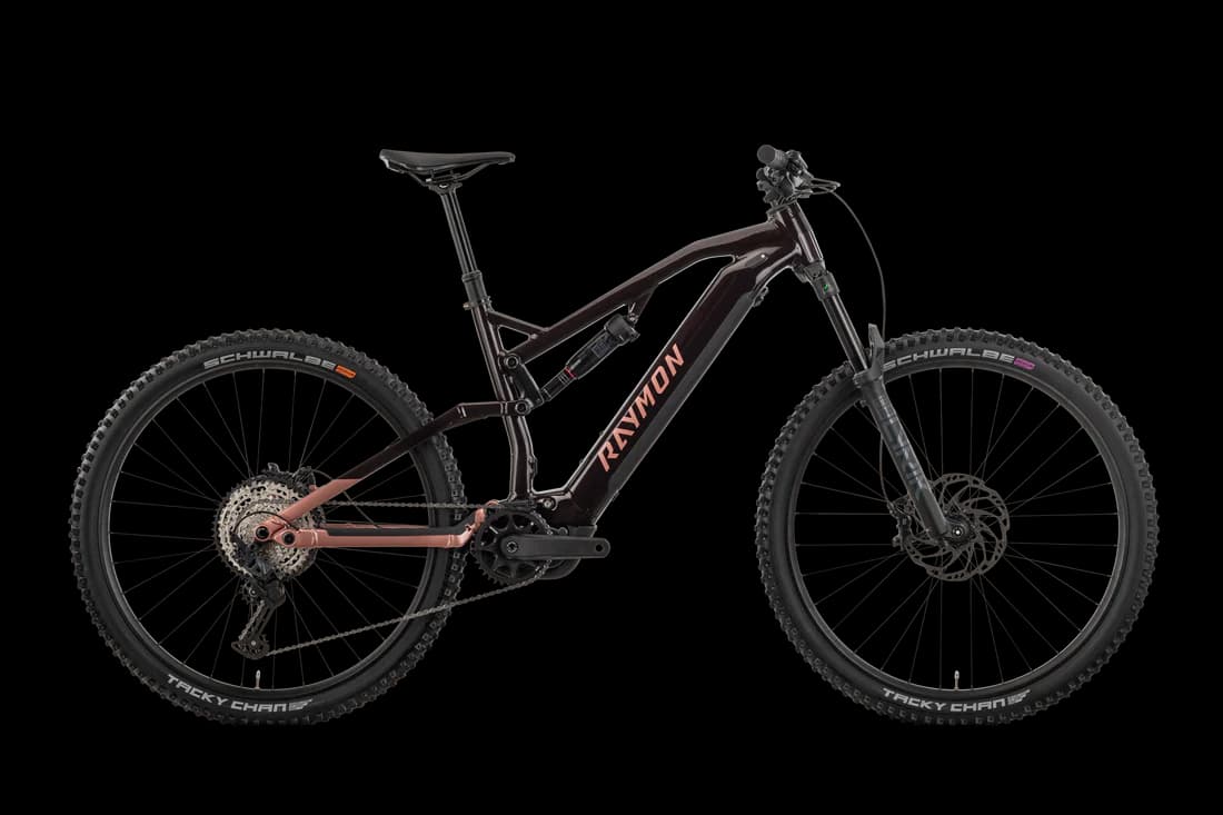 Raymon Trailray 150 Pro 2025 29 Zoll E-MTB Fully nebular red/ pinky / black