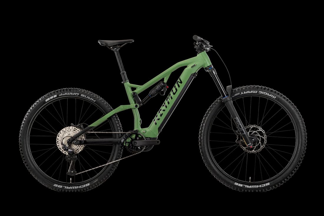 Raymon Trailray 170 2025 29 Zoll E-MTB Fully reseda green / black / violet
