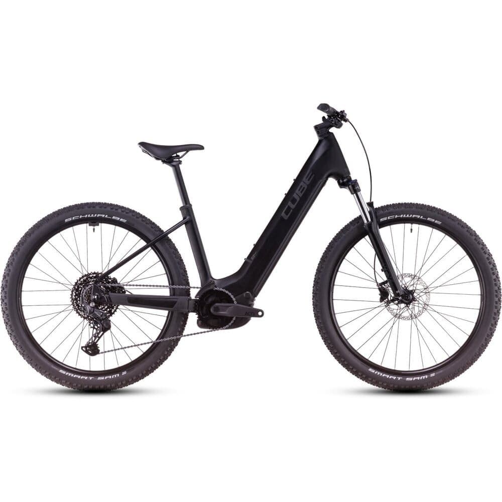 CUBE REACTION HYBRID ONE 600 Tiefeinstieg E-Mountainbike - Schwarz