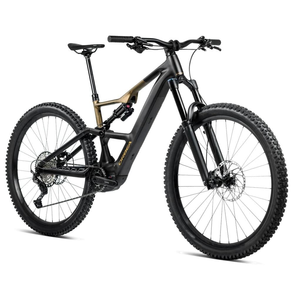 E-Mountainbike Orbea RISE LT H10 2025 Escape Green Splash Ice Green (gloss) - Schwarz