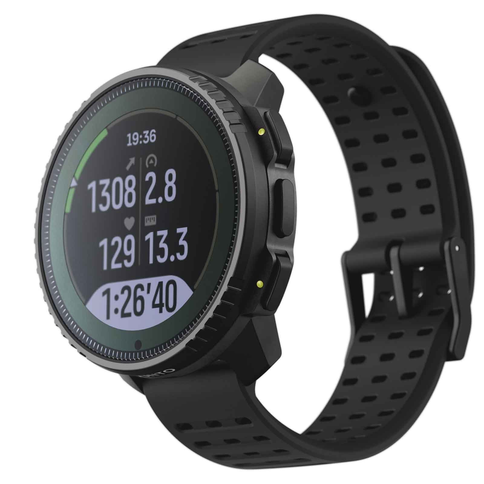 Suunto Vertical Solar GPS Multisport-Uhr - Canyon - All Black
