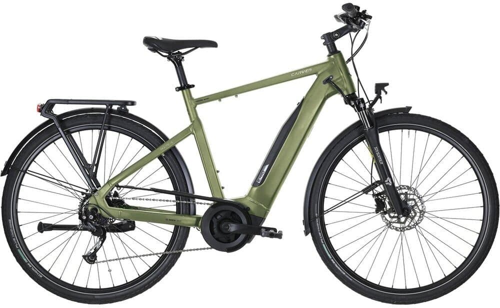 Carver Route E.410 500 Wh 28 Zoll Diamant 2026 - Grün