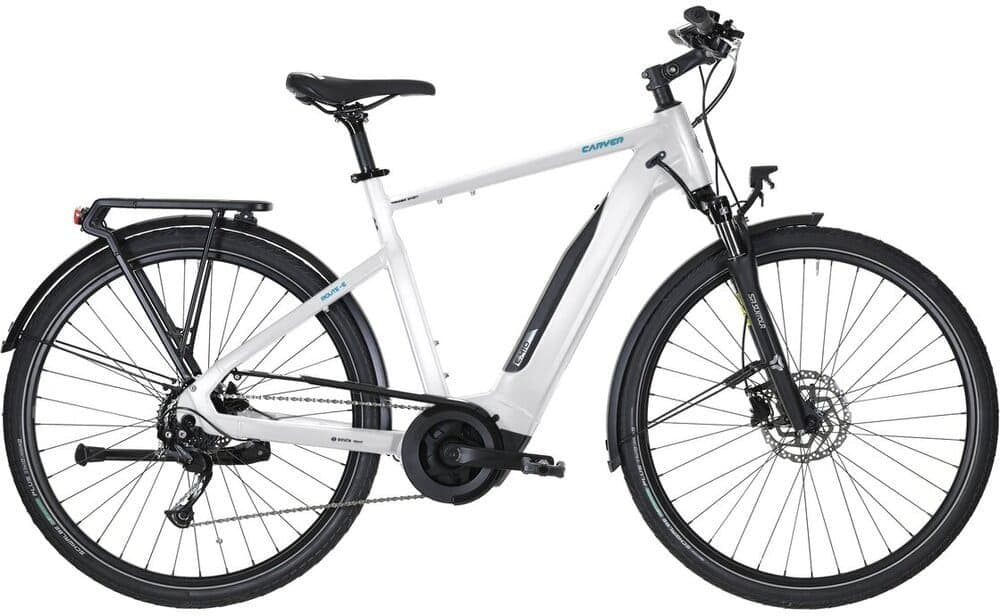 Carver Route E.410 500 Wh 28 Zoll Diamant 2026 - Weiß