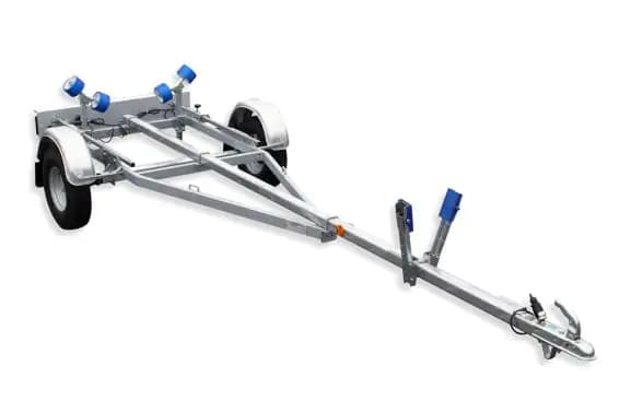 TPV Bootstrailer BA 550 R mit Doppelrollen ungebremst 550kg für Bootslänge bis zu 4,50m