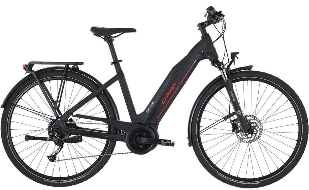 Carver Route E.400 Tiefeinsteiger 400 Wh 28 Zoll 2026 - Schwarz