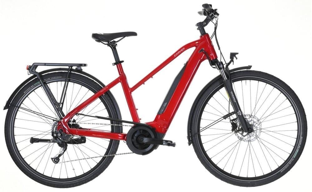 Carver Route E.410 Trapez 500 Wh 28 Zoll 2026 - Rot