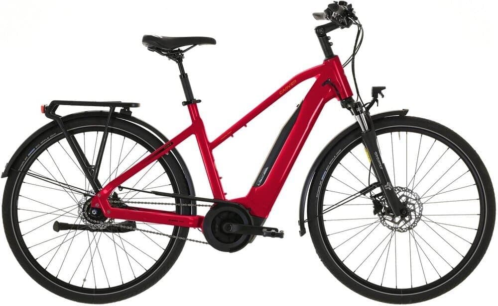 Carver Tour E.410 400 Wh 28 Zoll Trapez 2026 - Rot