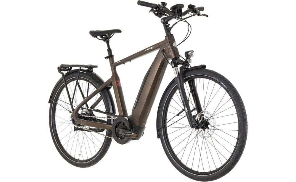 Carver Tour E.410 Trapez 400 Wh 28 Zoll 2026 - Braun