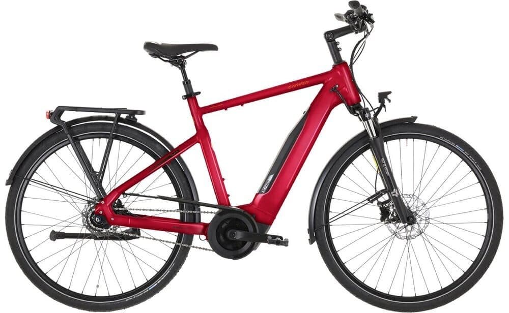 Carver Tour E.410 Trapez 400 Wh 28 Zoll 2026 - Rot