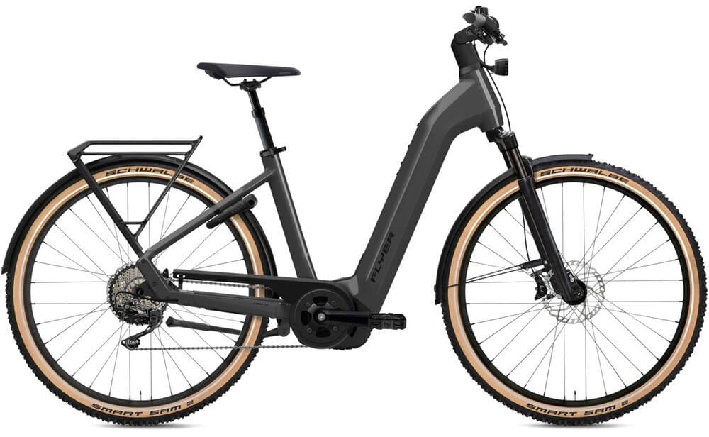 Flyer G1 Gotour 7.12 XC 750 Wh 28 Zoll Tiefeinsteiger - Grau