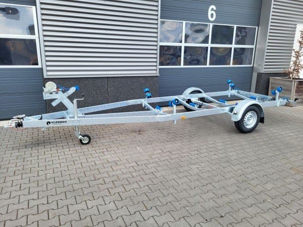 Vlemmix Bootsanhänger mit Rollen 630x220 cm - 1.350 kg