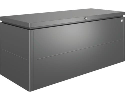 Auflagenbox Biohort LoungeBox 200 1049 l inkl. Gasdruckfedern 200 x 84 x 88,5 cm dunkelgrau-metallic