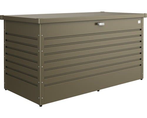 Biohort 160 FreizeitBox Auflagenbox 830 l inkl. Gasdruckfedern 160 x 79 x 83 cm bronze-metallic