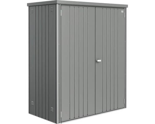 Biohort Geräteschrank Gr 150 155 x 83 x 182,5 cm dunkelgrau metallic