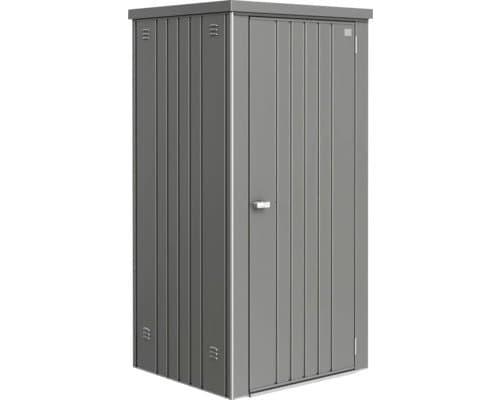 Biohort Geräteschrank Gr 90 mit Regalböden und Gerätehalter, 93 x 83 x 182,5 cm, quarzgrau-metallic