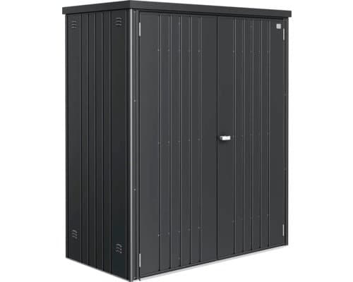 Geräteschrank Biohort Gr 150 155 x 83 x 182,5 cm dunkelgrau-metallic