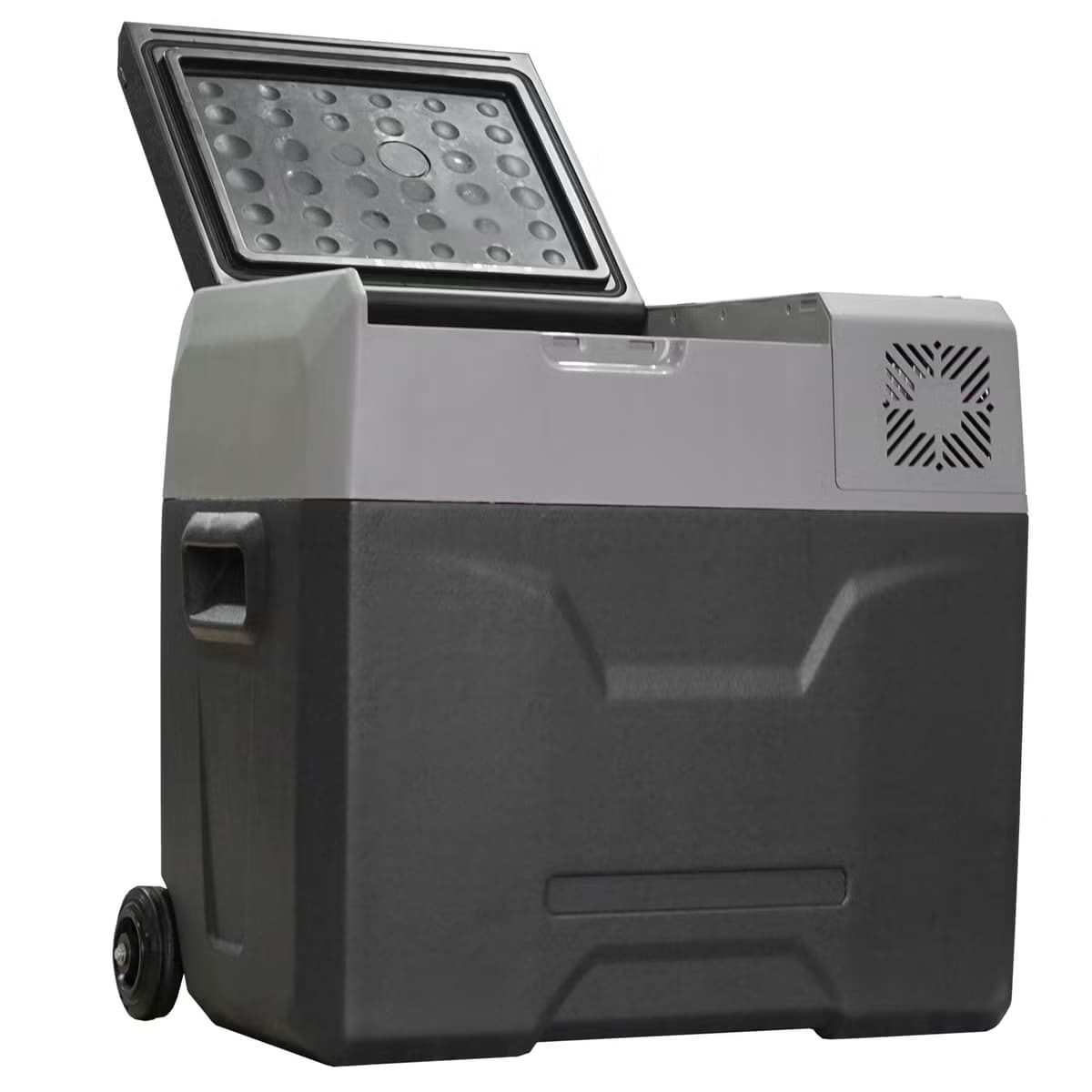 HOMCOM Kühlbox Aluminium 58,6cm x 37,8cm x 54,5cm, Grau