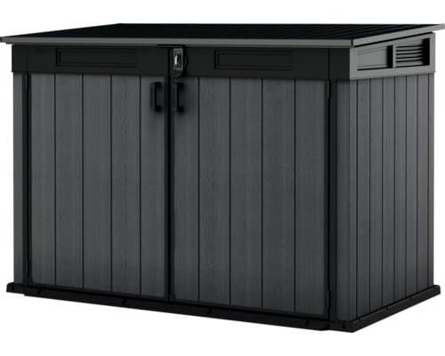 Fahrradgarage Mülltonnenbox Keter Cortina Mega Evotech Kunststoff 3 x 240 l inkl.