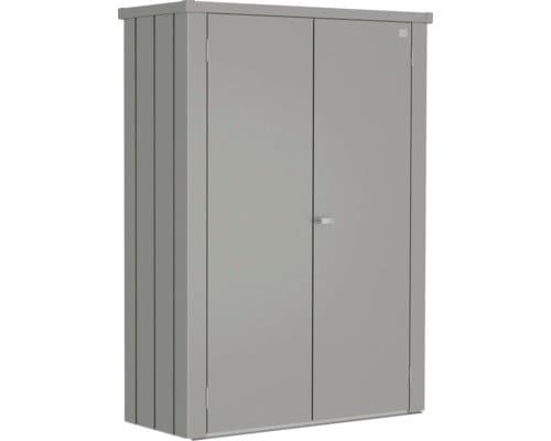 Terrassenschrank Biohort Romeo M High 132 x 57 x 181 cm quarzgrau-metallic